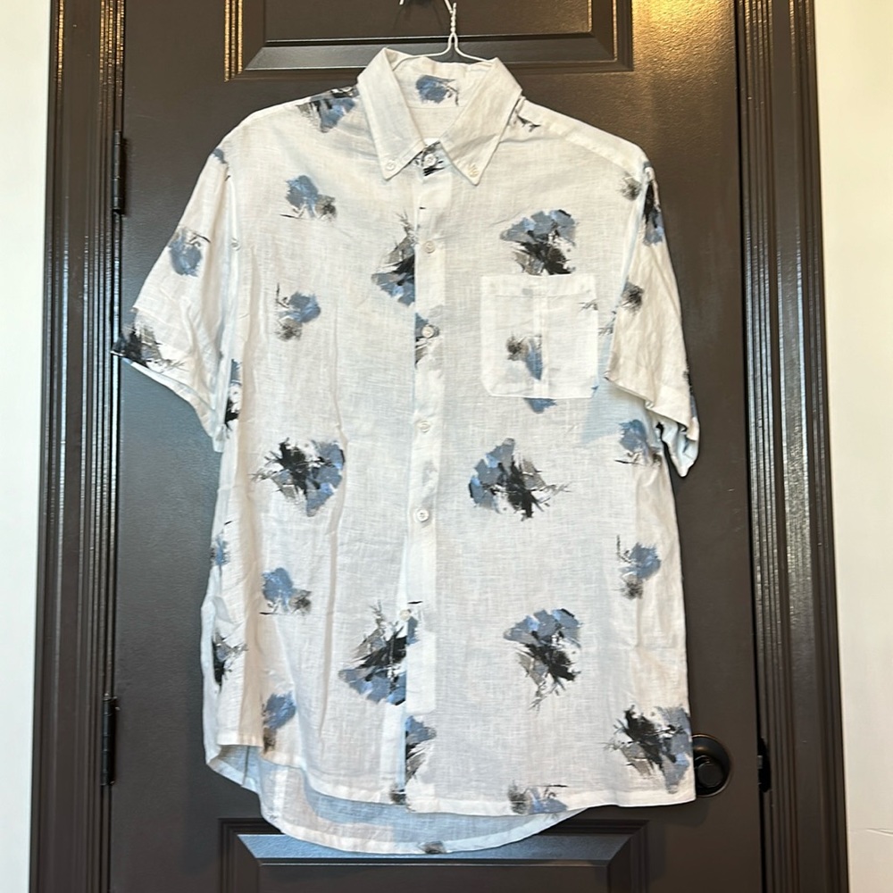 Men’s One Summer Linen shirt, XXL